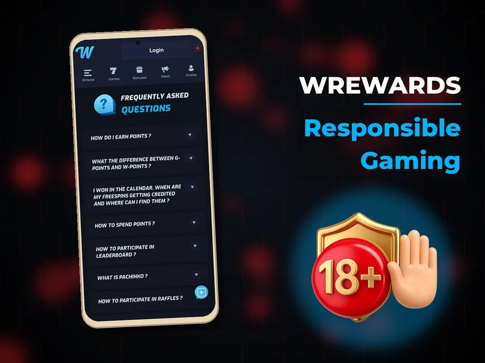 Wrewards - Responsible Gaming